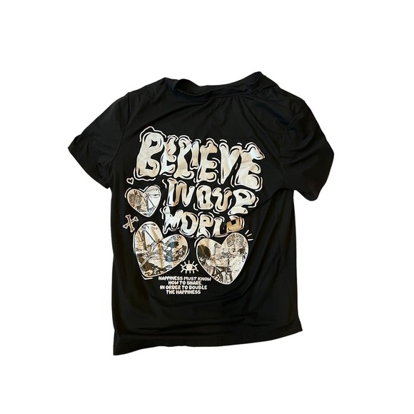 Belive in Our World Dri Fit Type T-Shirt Mens S - Picture 2 of 2
